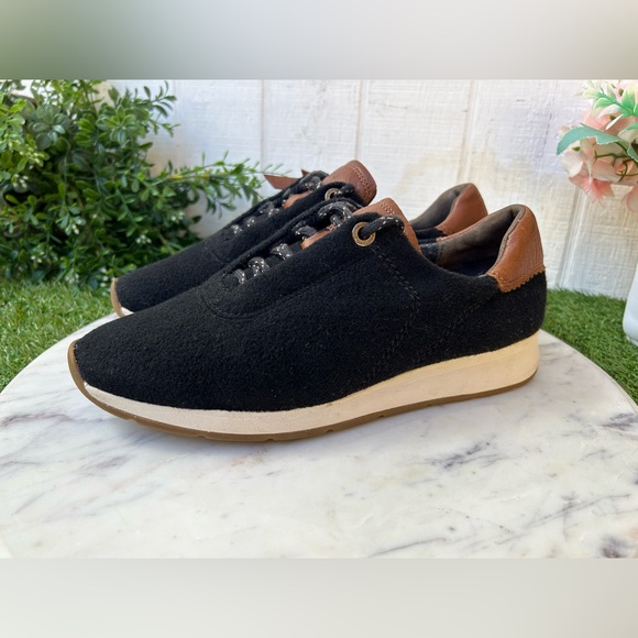 PAUL GREEN Kalista sneakers in Black Cognac Size US  6.5 UK 4 women’s like new - Picture 10 of 16